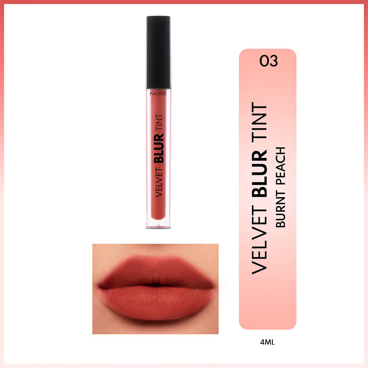 رژ لب مایع نوت مدل Velvet Blur 03 — تصویر ۵