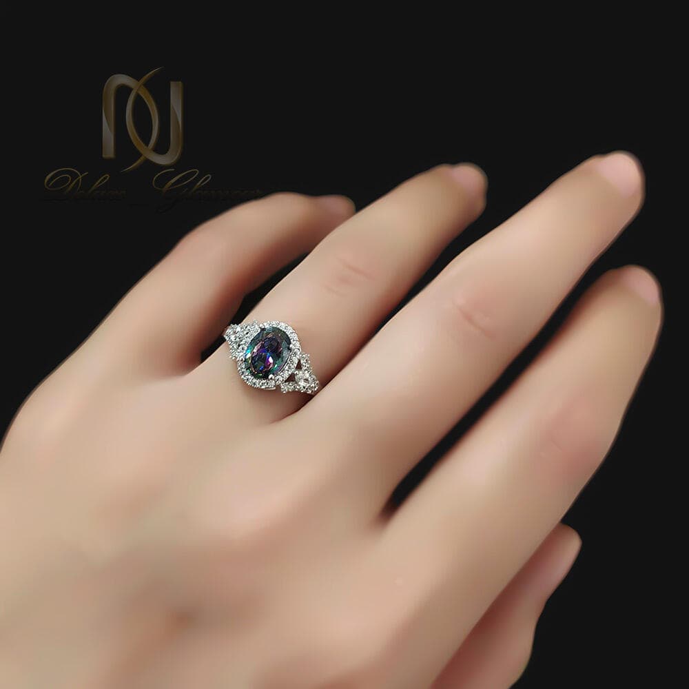 انگشتر جواهری زنانه نقره 925 ظریف rg-n921 — تصویر ۲