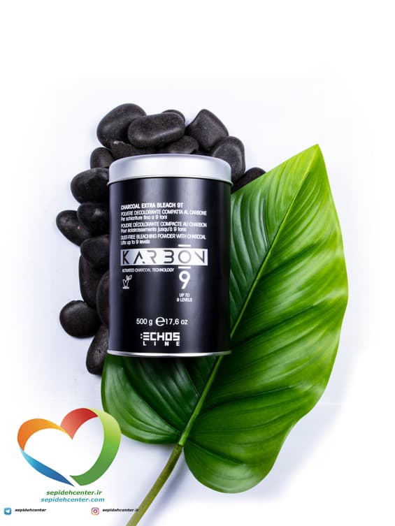 پودر (دکلره) ذغال و بامبو سفید کننده فاقد گرد و غبار اچ اس لاین Echos Line Karbon Charcoal Extra