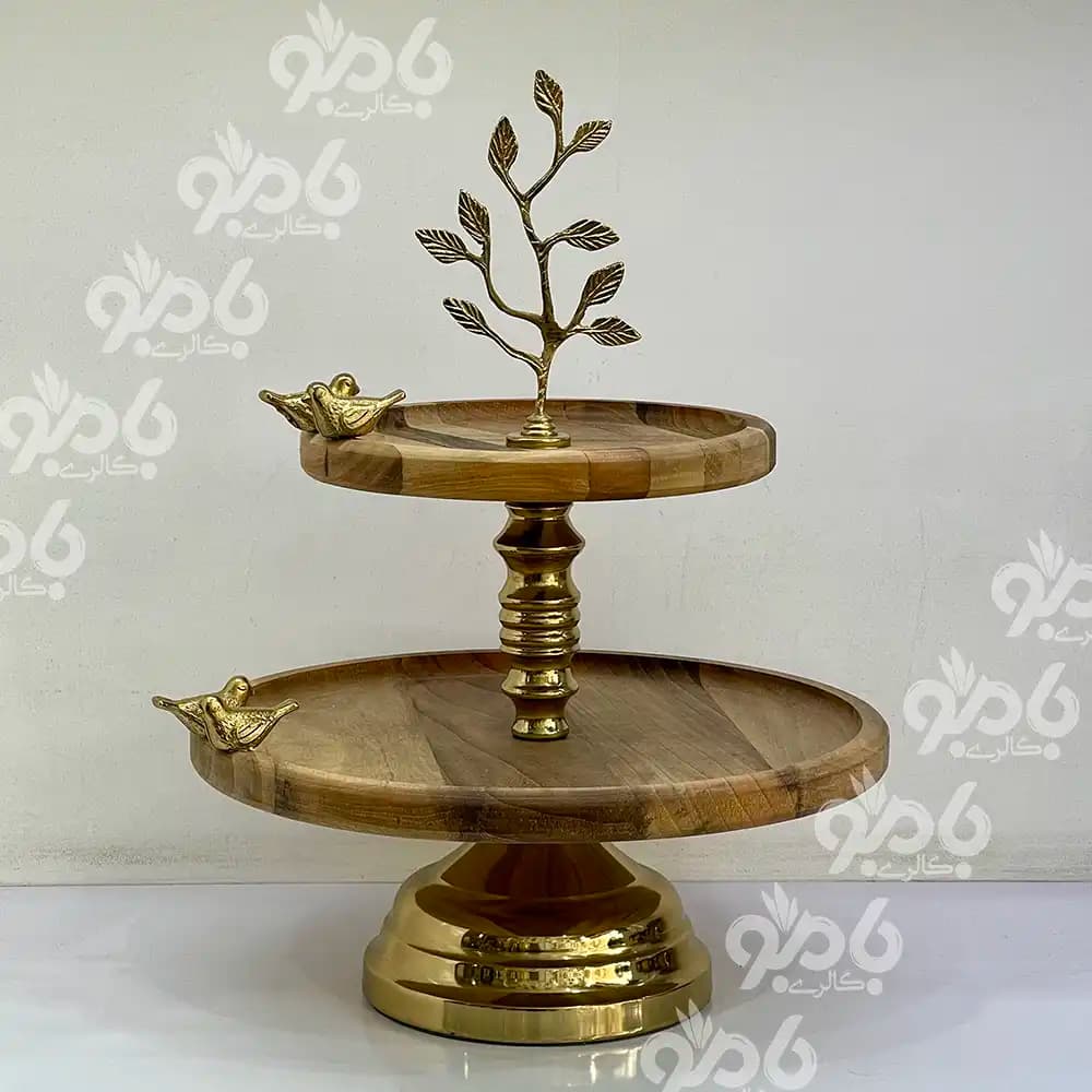 سرویس پذیرایی 5تکه چوبی گنجشک 780/81 — تصویر ۴