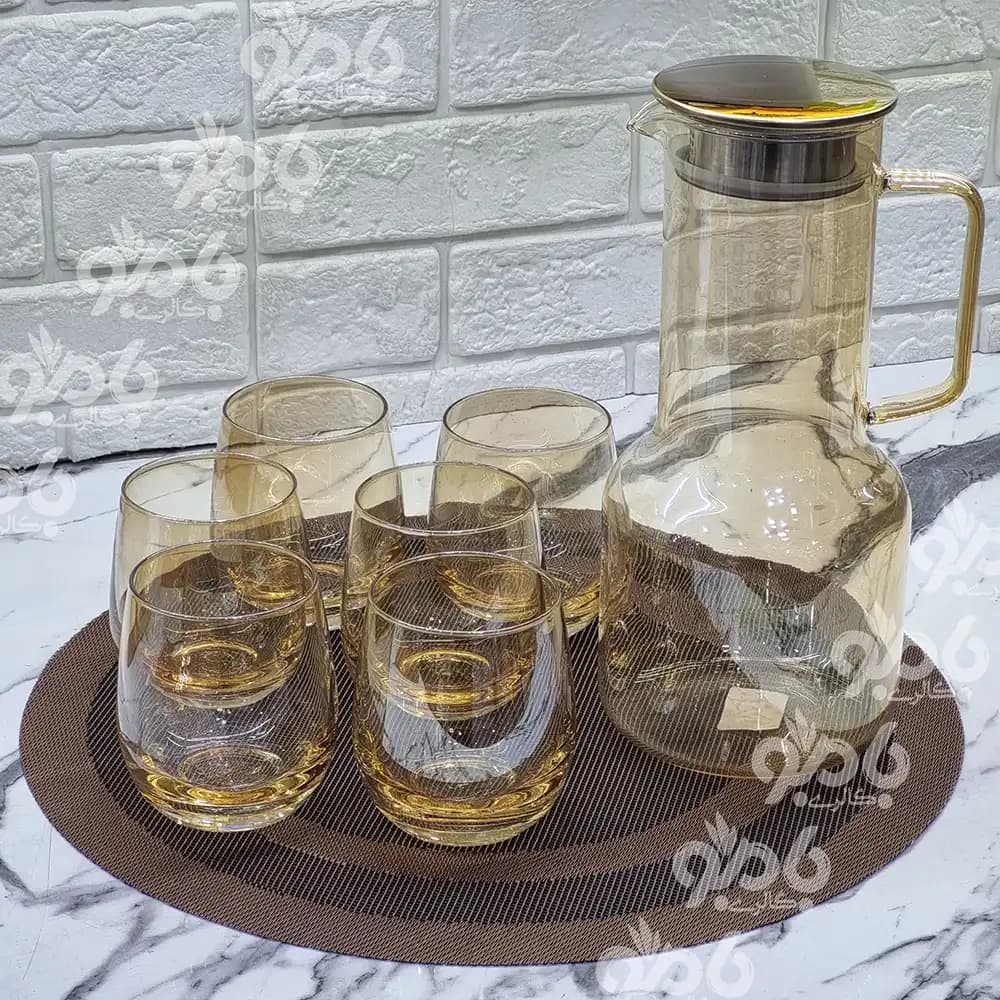 پارچ ولیوان 6عددی شامپاین 1ـ669 — تصویر ۶
