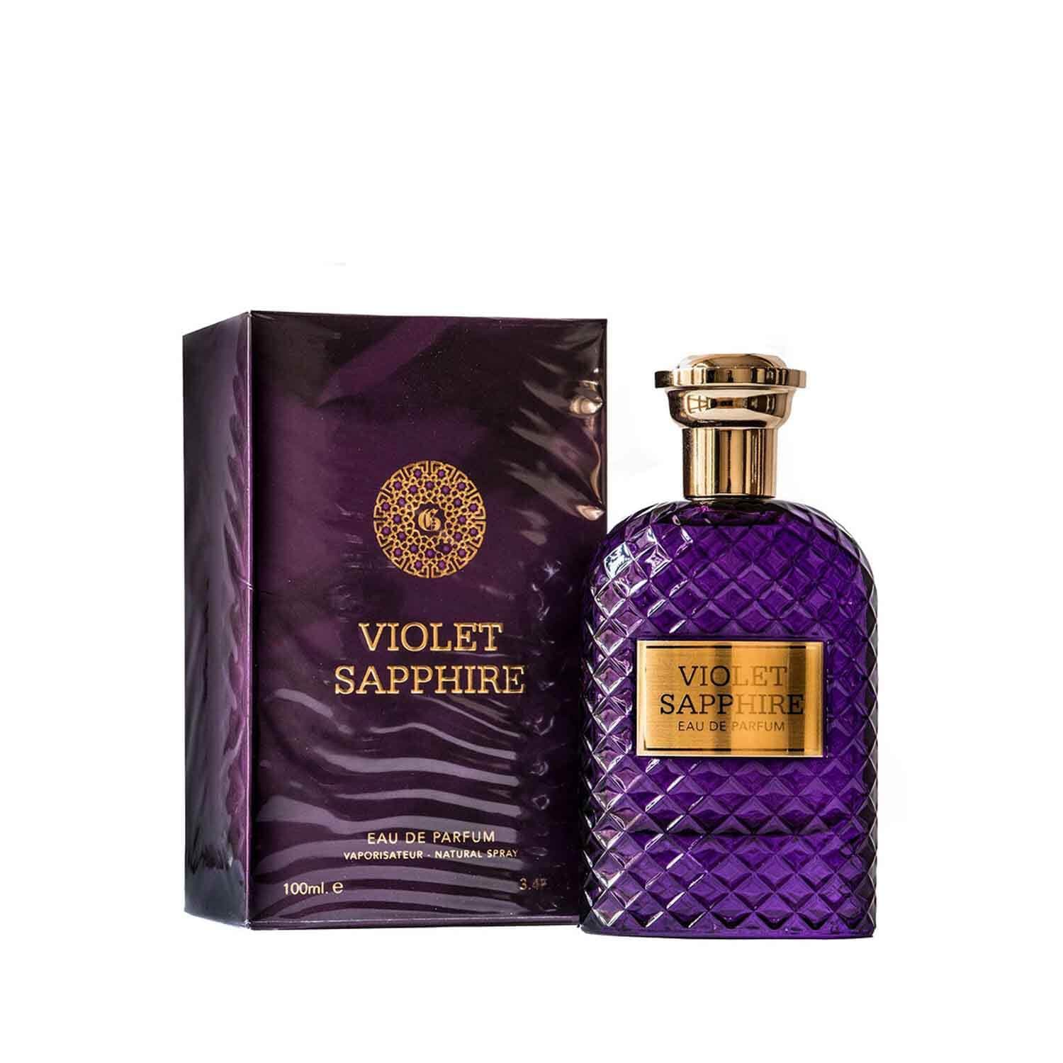 ادکلن ویولت سفیر (ساپفیر) زنانه فراگرنس ورد Fragrance World Violet Sapphire — تصویر ۲