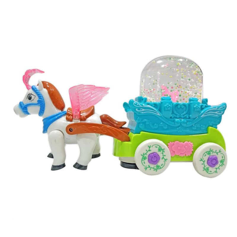 اسباب بازی ناب سل مدل کالسکه حباب دار موزیکال طرح Bubble Carriage with Horse — تصویر ۶