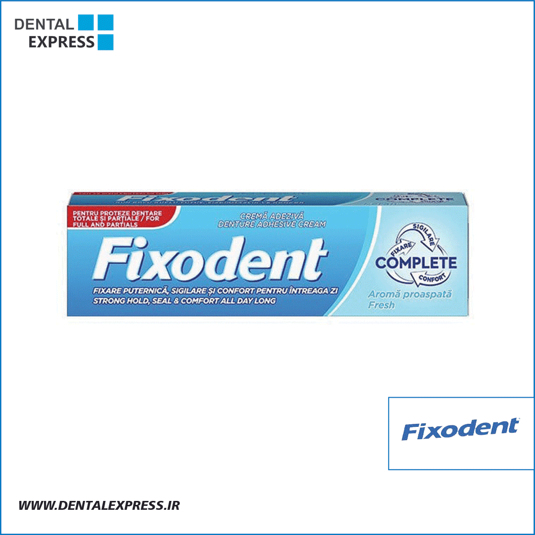 چسب دندان مصنوعی فیکسودنت Fixodent Complete Fresh