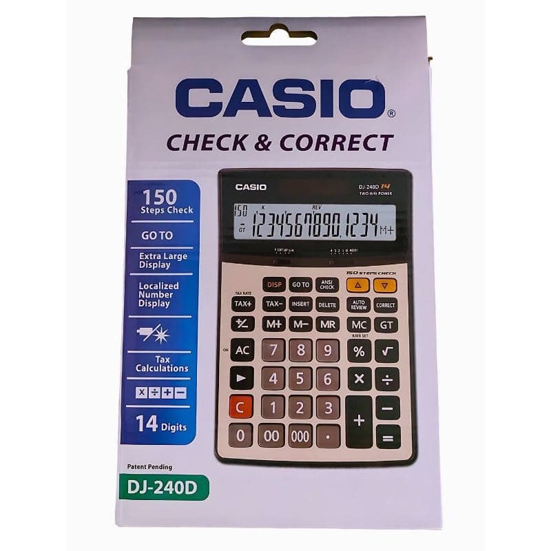 ماشین حساب CASIO DJ-240D — تصویر ۲