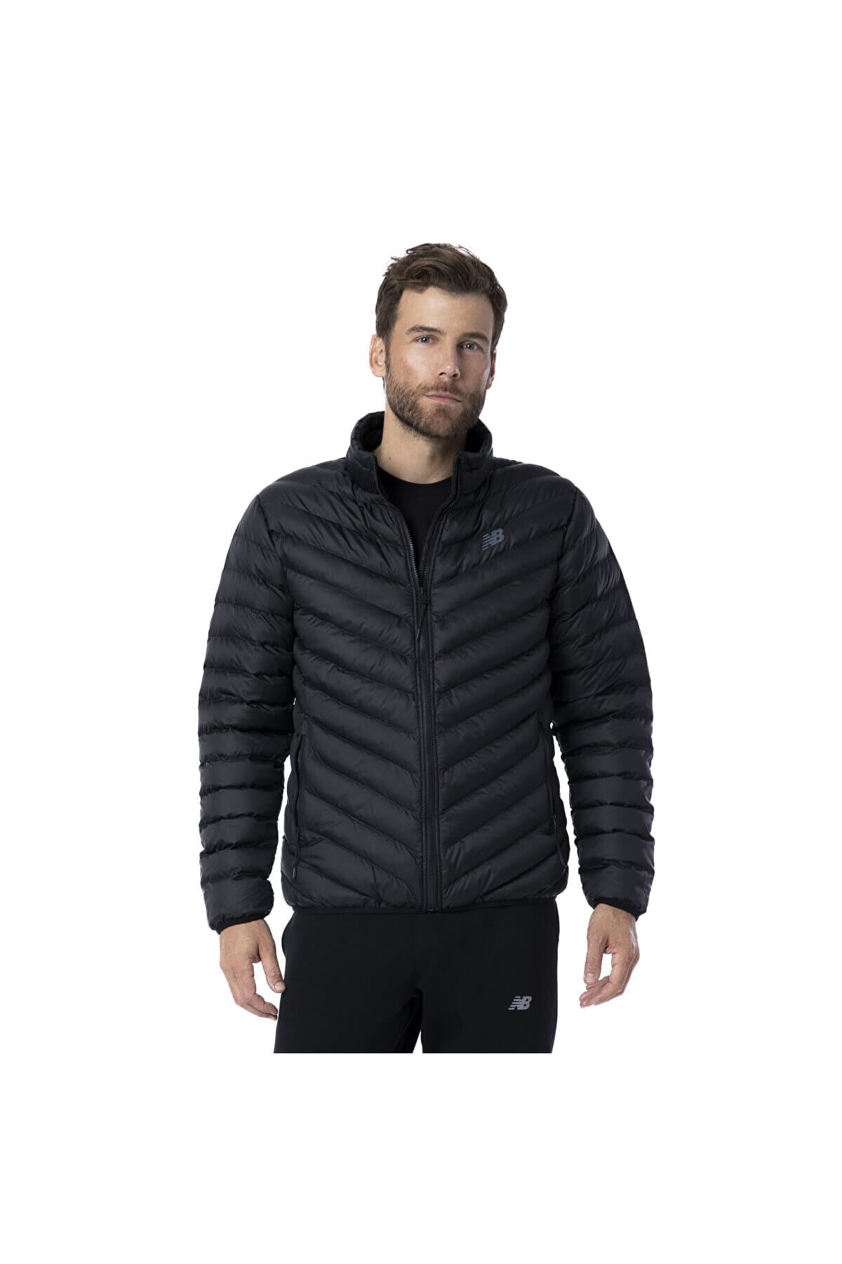 کاپشن اسپرت نیو بالانس مردانه پارچه مشکی اسپرت راسته Regular/رگولار بیسیک اسپرت | New Balance TYC00551935368 TR — تصویر ۲