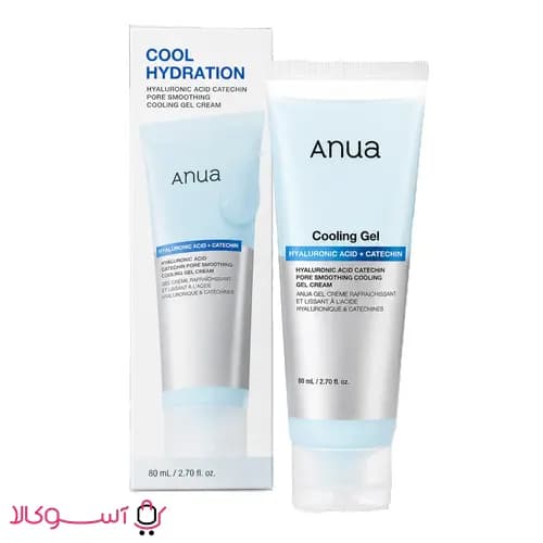 ژل کرم خنک کننده و آبرسان آنوا مدل Hyaluronic Acid حجم 80 میل — تصویر ۳