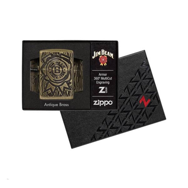 فندک زیپو اصل 49284 | Zippo Armor Jim Beam — تصویر ۵
