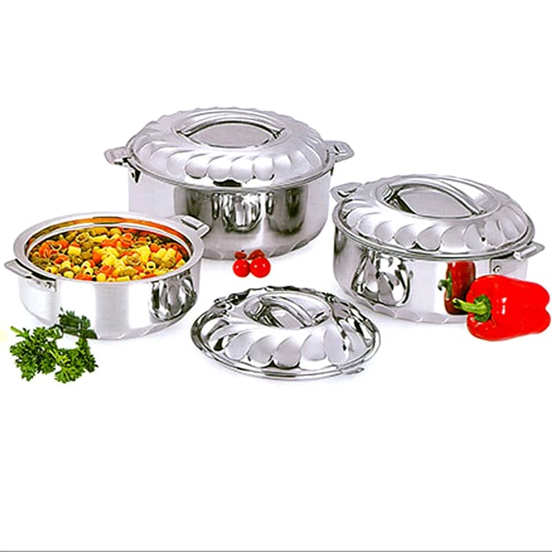 ظرف نگهدارنده غذا ماتریکس مدل HotPot-M03 مجموعه 3 عددی — تصویر ۳