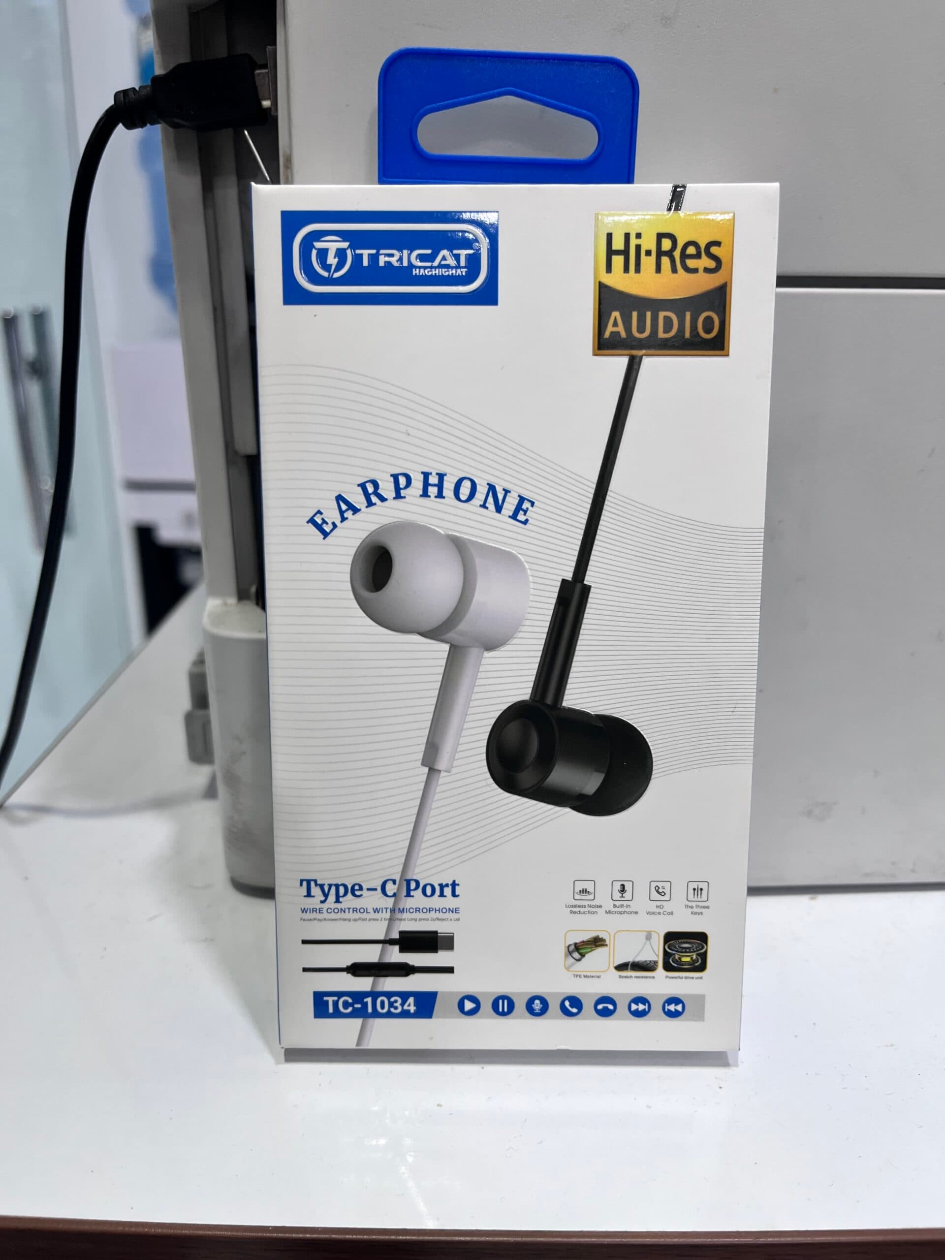 هندزفری Type-C تریکات TC-1034 | سیمی با میکروفون