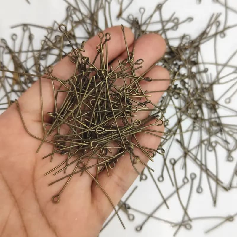 میخ ته صاف برنزی ۲۰ گرمی | 3.5 سانتیمتر