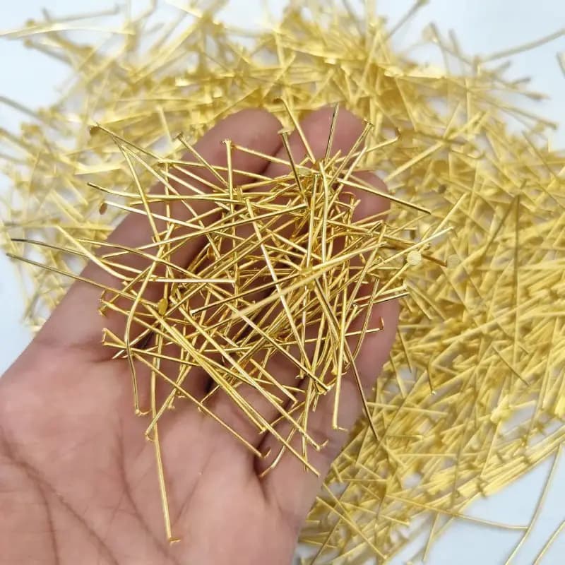 میخ ته صاف طلایی 4سانت (20گرمی) عمده و جزئی