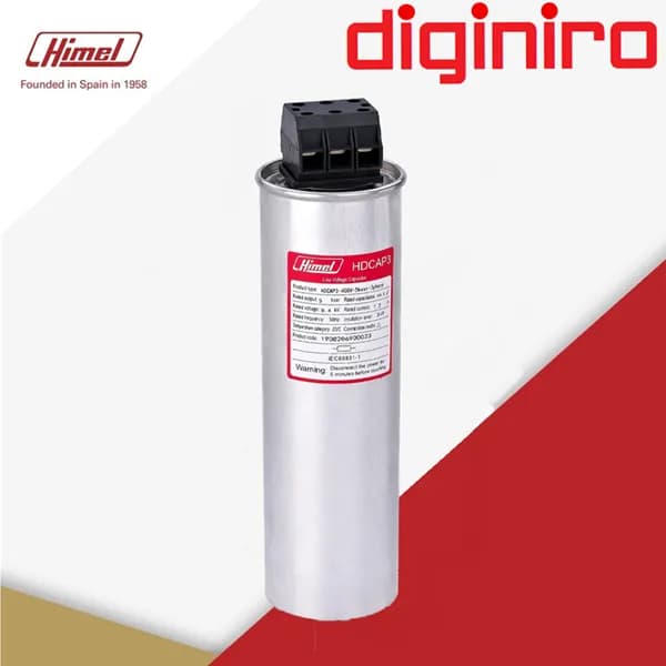 خازن سیلندری سه فاز 24 کیلووار (30 کیلووار در 450 ولت)هیمل HDCAP304500303
