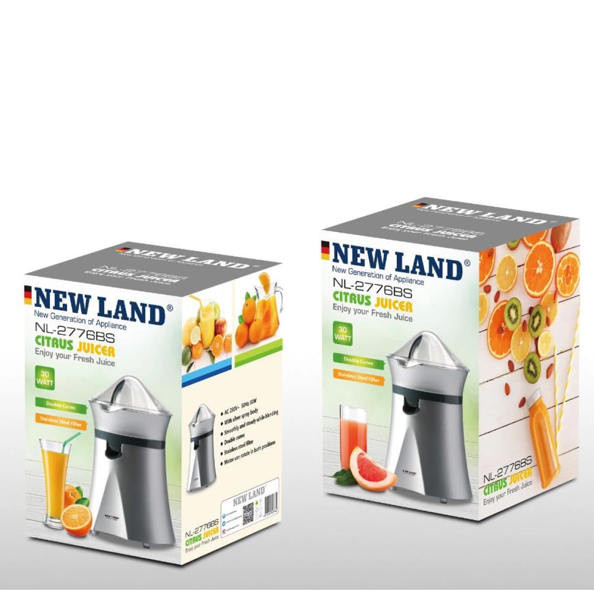 آب پرتقال گیر نیولند مدل NL-2776-BS آلمانی با گارانتی 2 ساله (اصل) — تصویر ۶