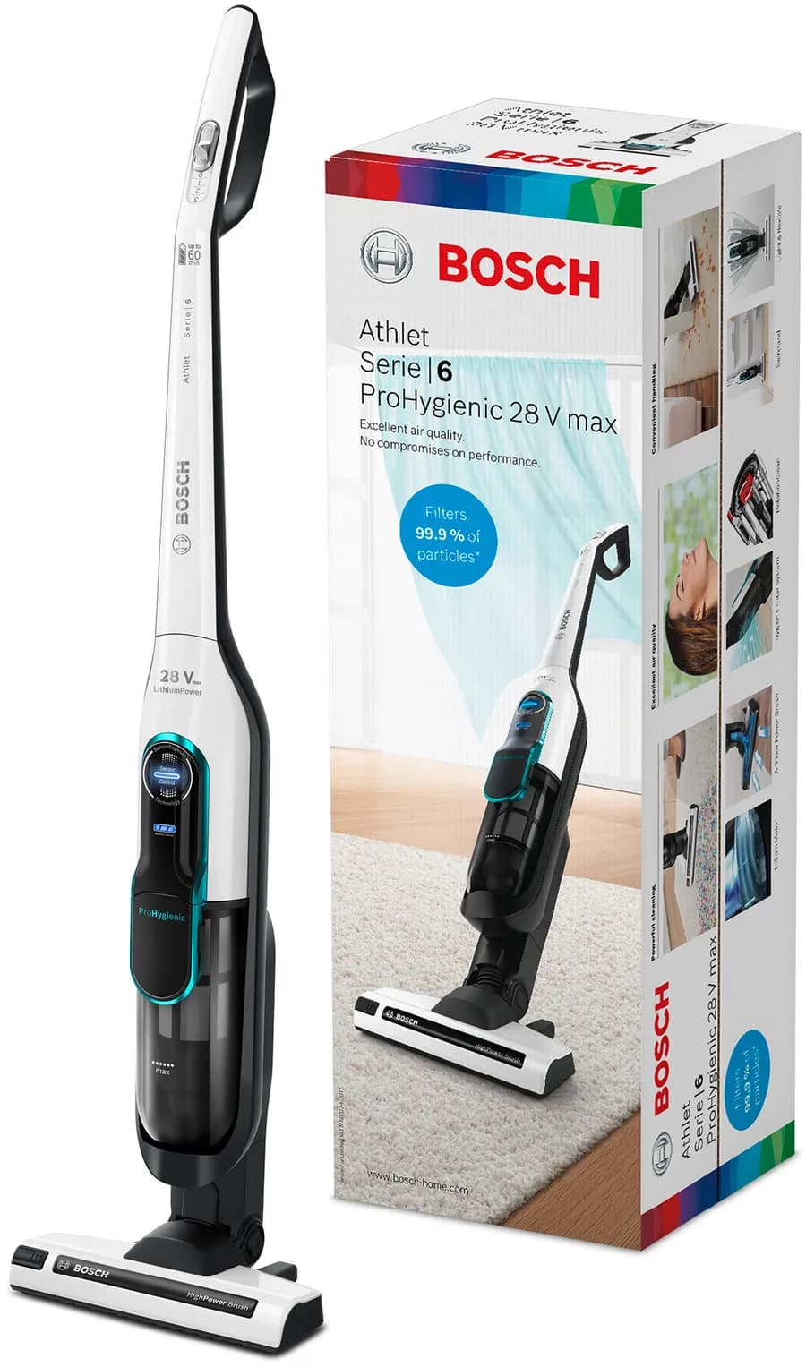 جارو ایستاده و شارژی بوش مدلBOSCH BCH86HYG1 (اصل) — تصویر ۲