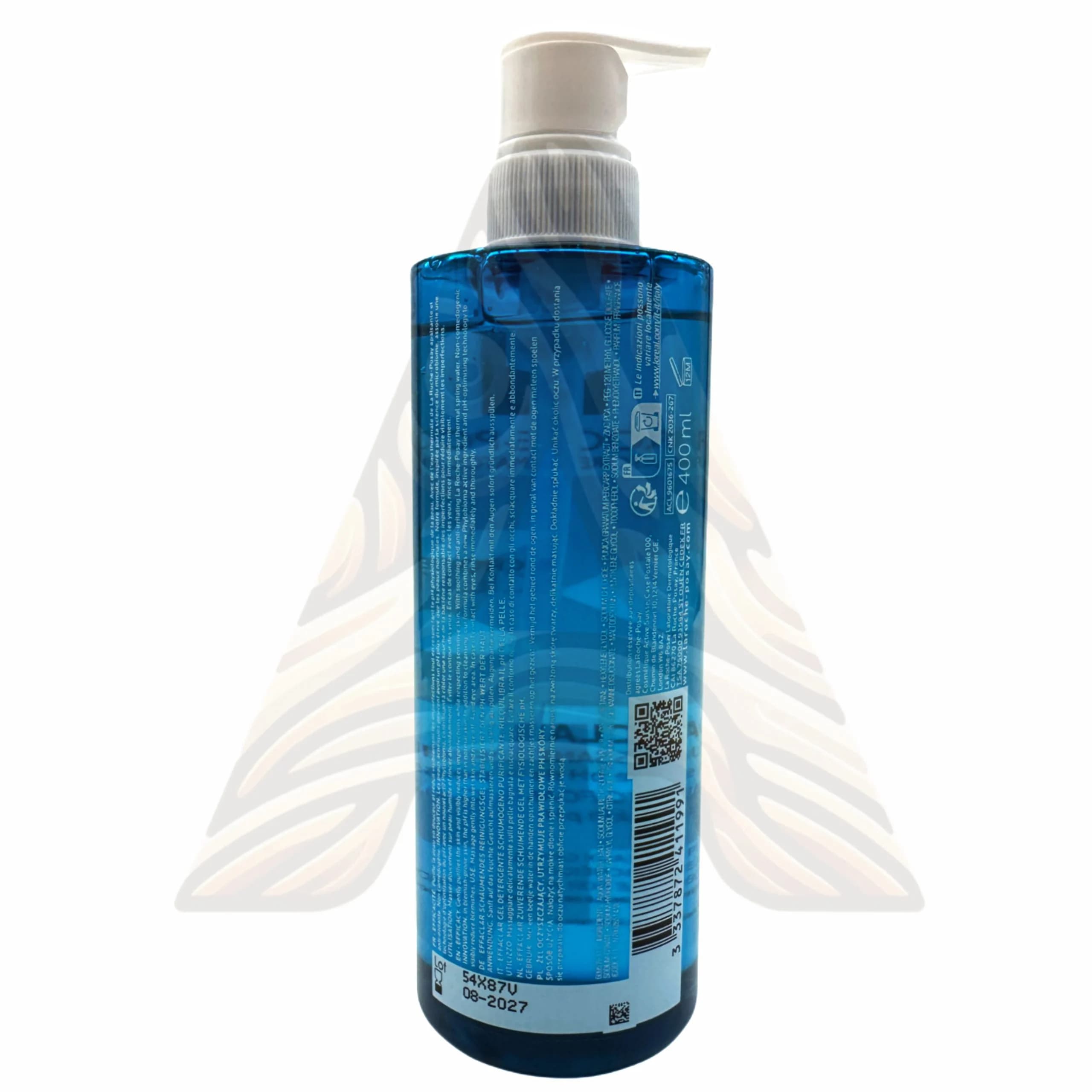 ژل شستشو صورت لیپیکار 400 میل لاروش پوزای La Roche Posay Lipikar Gel Lavant 400ml — تصویر ۳