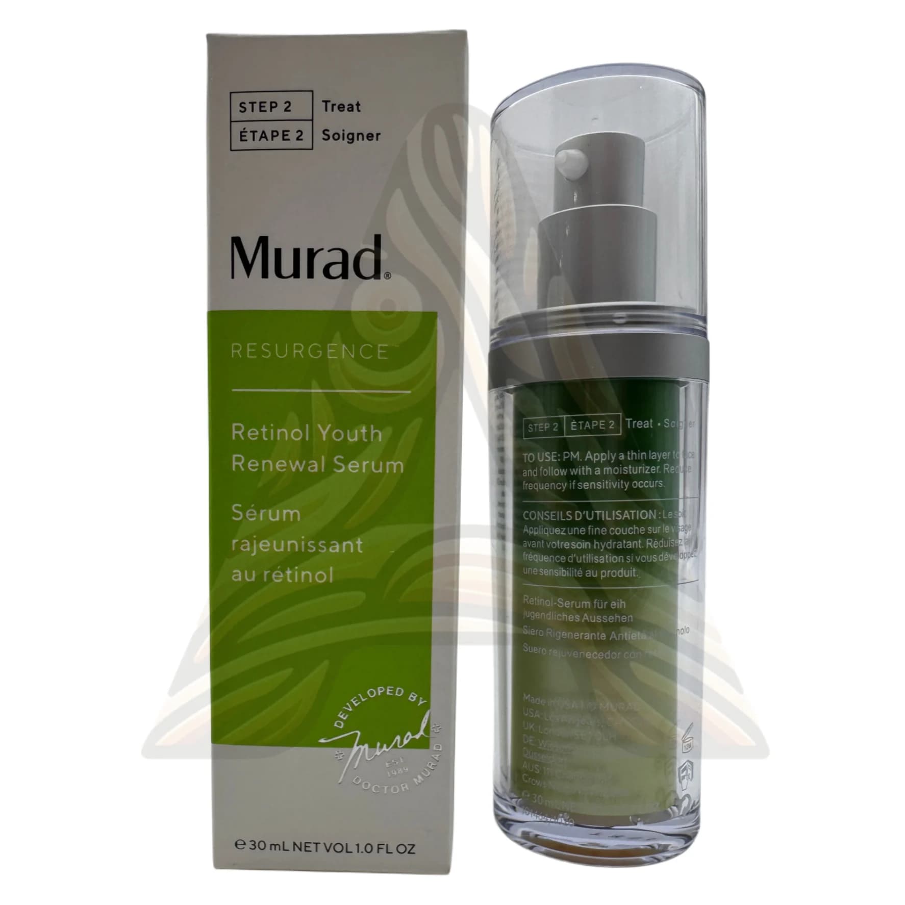 سرم رتینول جوانساز صورت مورد آمریکا Murad Retinol Youth Renewal Serum 30ml — تصویر ۶