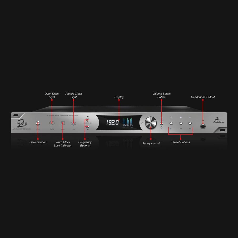 کارت صدا و کانورتر رکمونت استودیویی Antelope Audio Pure 2 — تصویر ۶