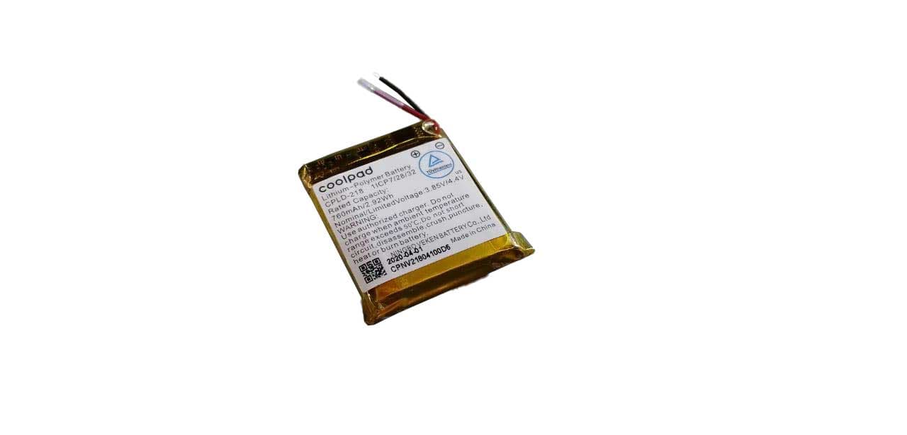 باتری لیتیوم پلیمر ۳٫۷v ظرفیت 760mAh