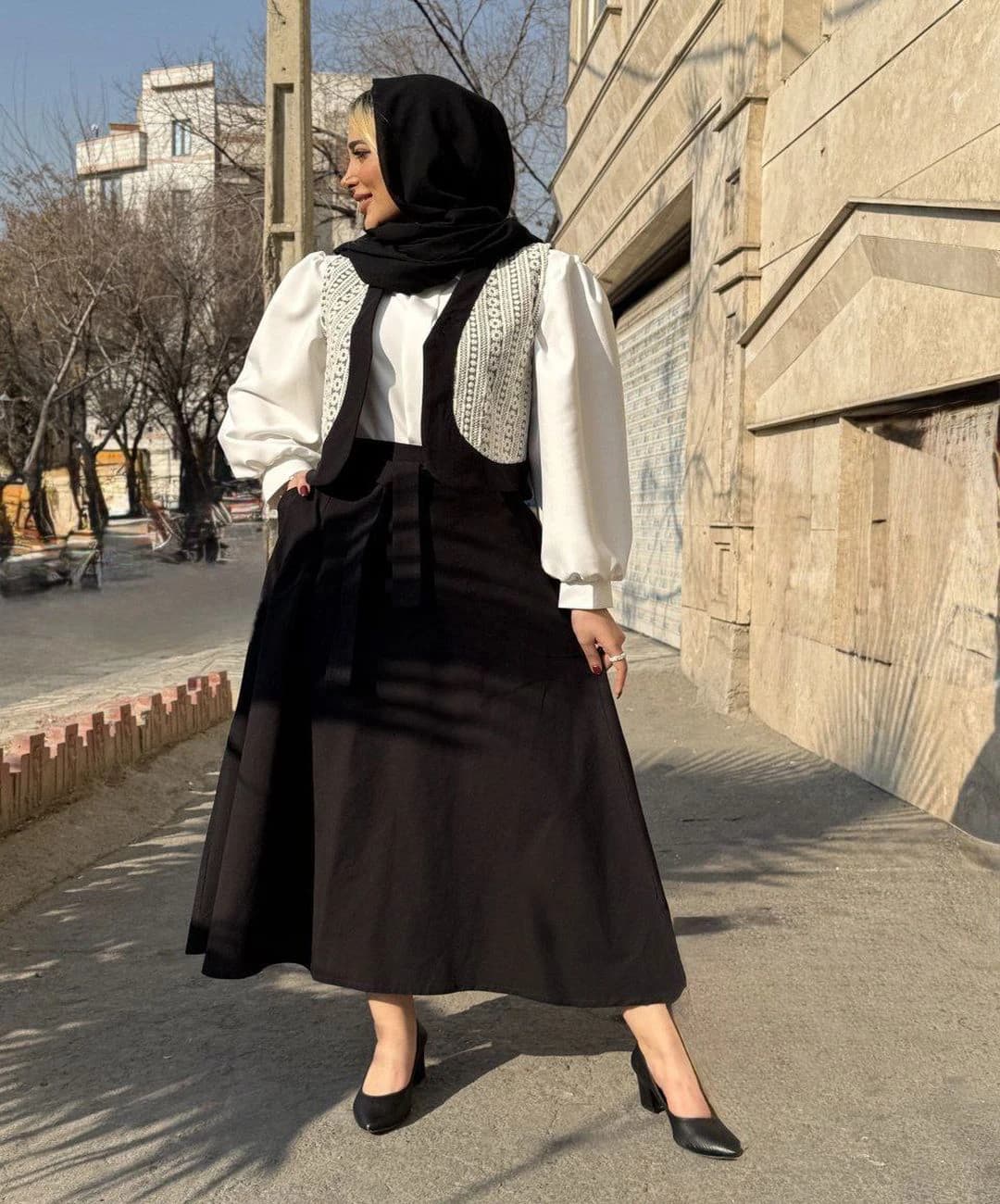 ست ژیله و دامن مدل حوریه — تصویر ۳