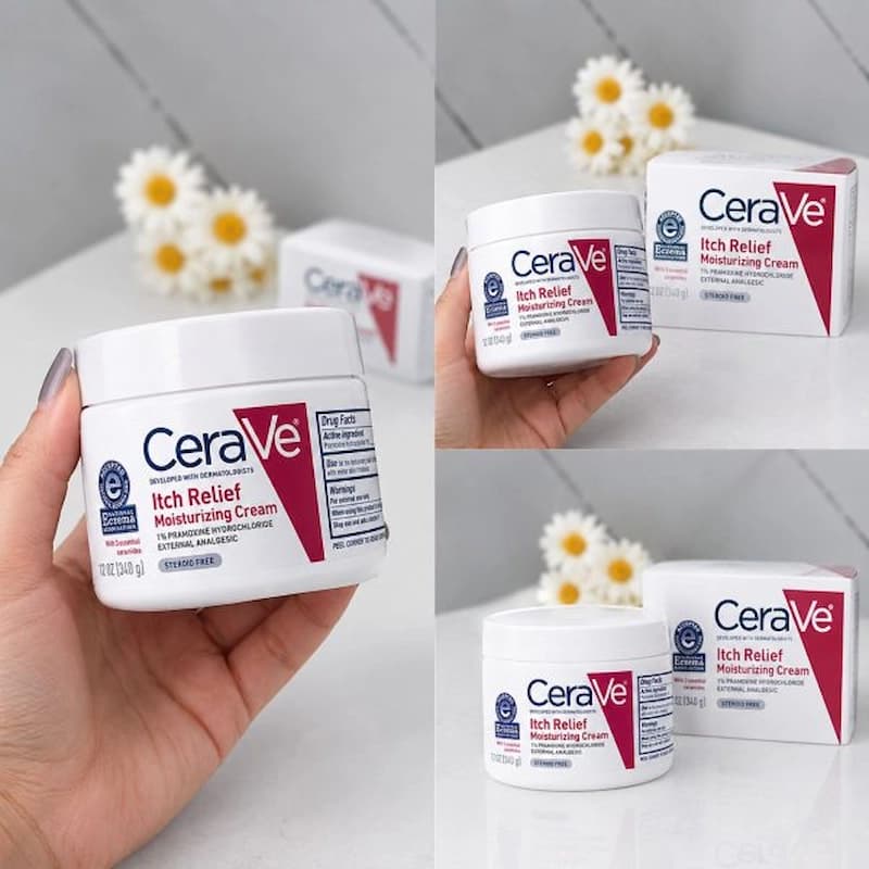 کرم مرطوب کننده تسکیندهنده خارش سراوی 340 گرم CeraVe Itch Relief Moisturizing Cream — تصویر ۷