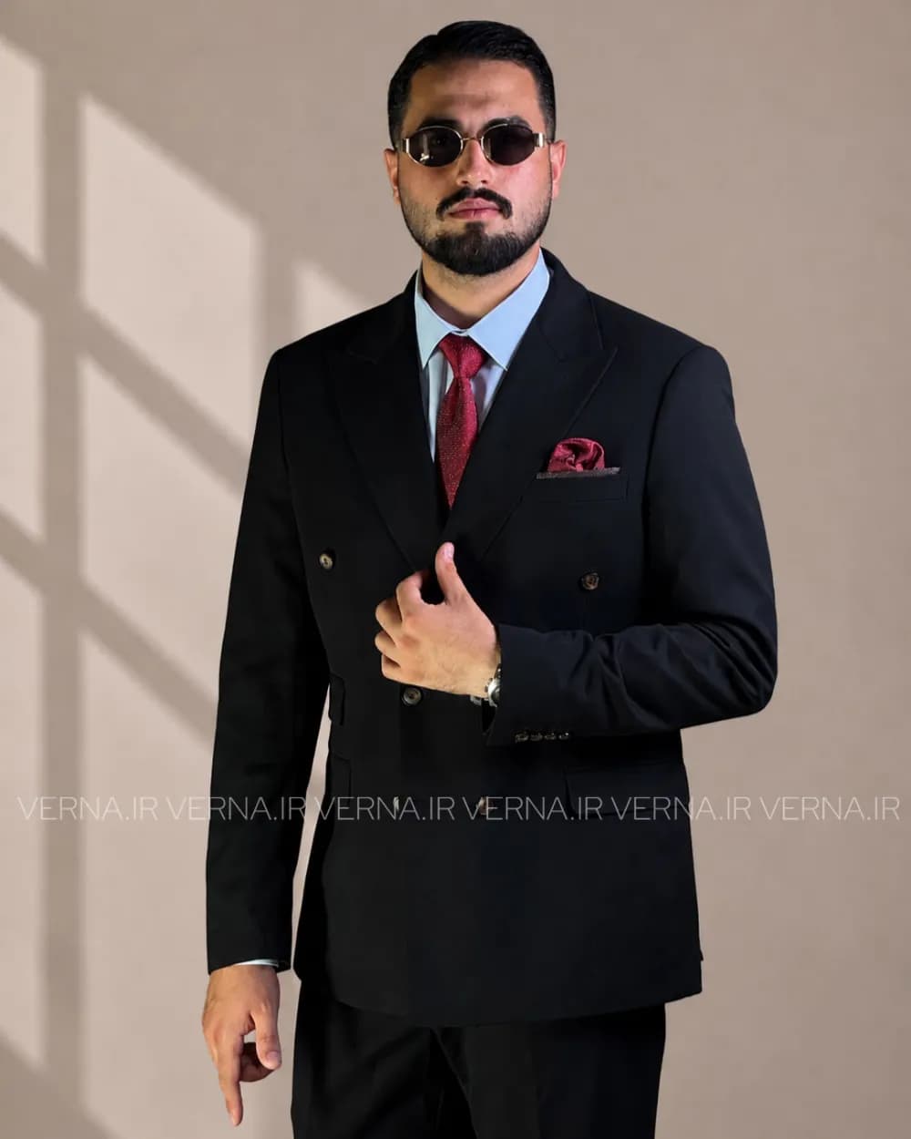 کت و شلوار مردانه تک سایز دبل برست بانجو SCABAL — تصویر ۲