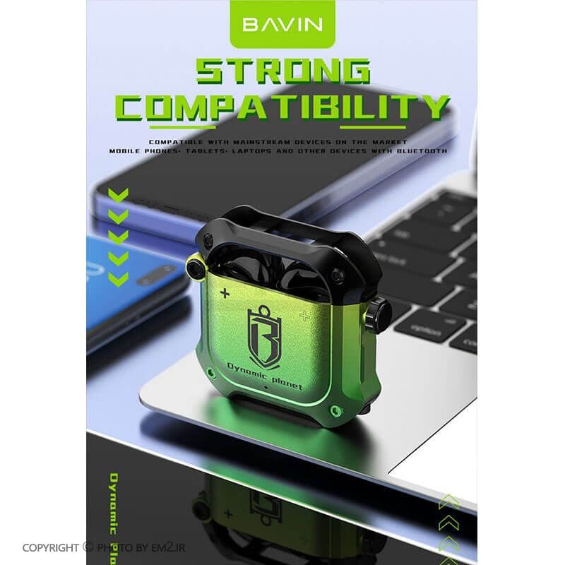 هندزفری بلوتوثی باوین مدل BAVIN-09 — تصویر ۳