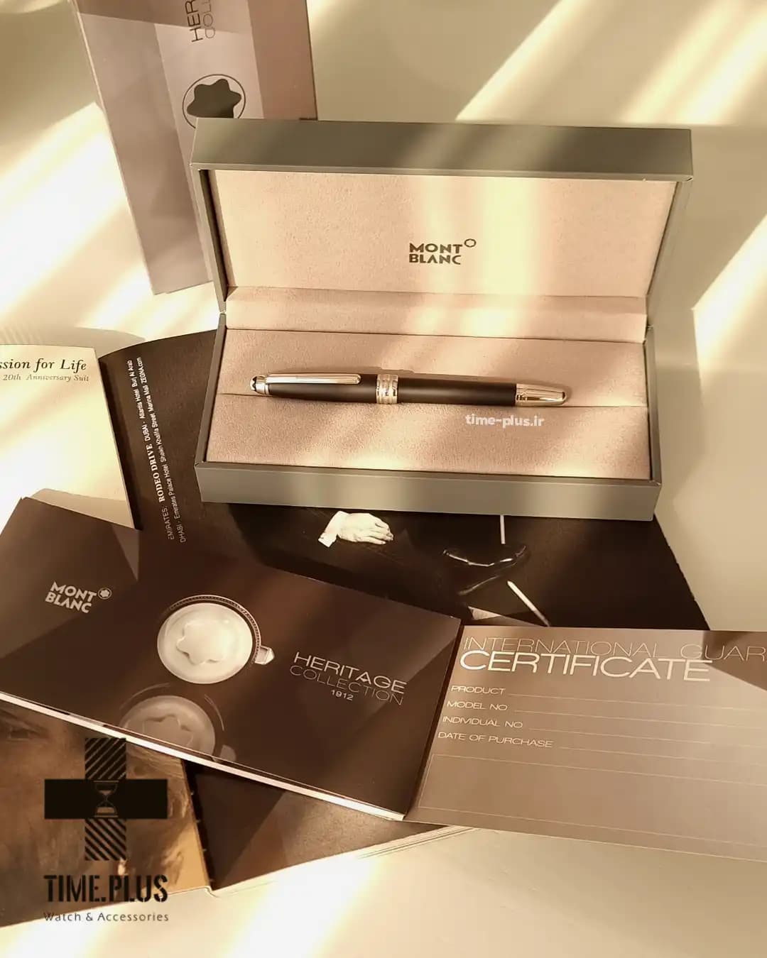 خودکار مون بلان مدل mozart matte black silver — تصویر ۴