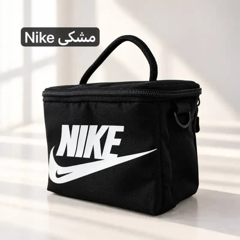 کیف ظرف غذا پارچه ای با بند بلند و جیب دار ابعاد 20 در 15 سانتیمتر — تصویر ۵
