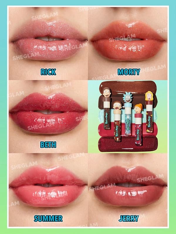 لیپ گلاس ریک و مورتی شیگلم Sheglam مدل Rick and Morty — تصویر ۲