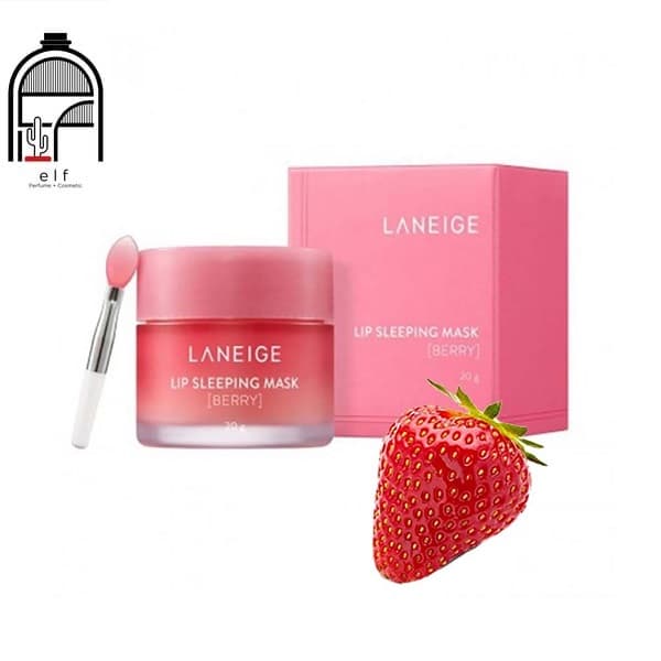 ماسک لب شب لانیژ توت فرنگی