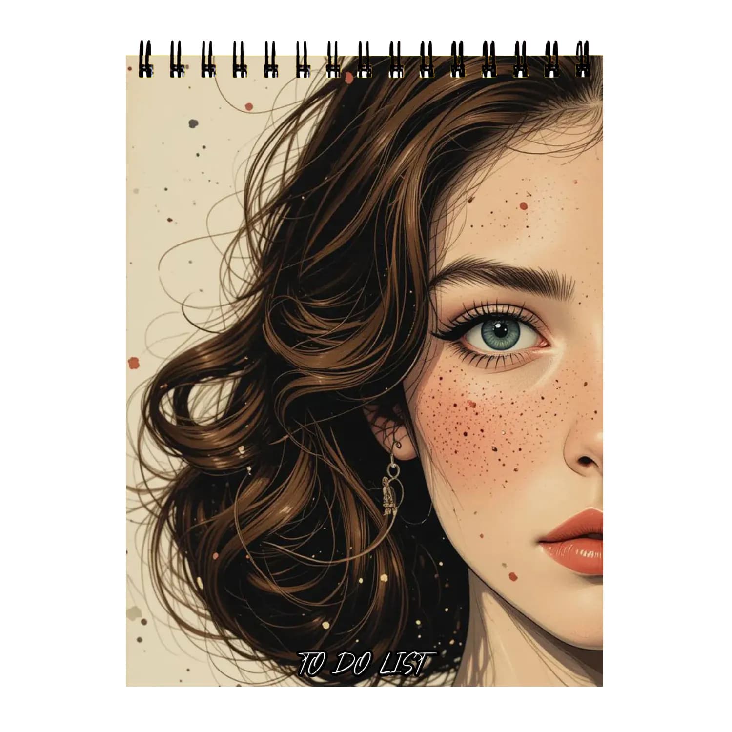 دفتر پلنر طرح دختر نقاشی کد 028