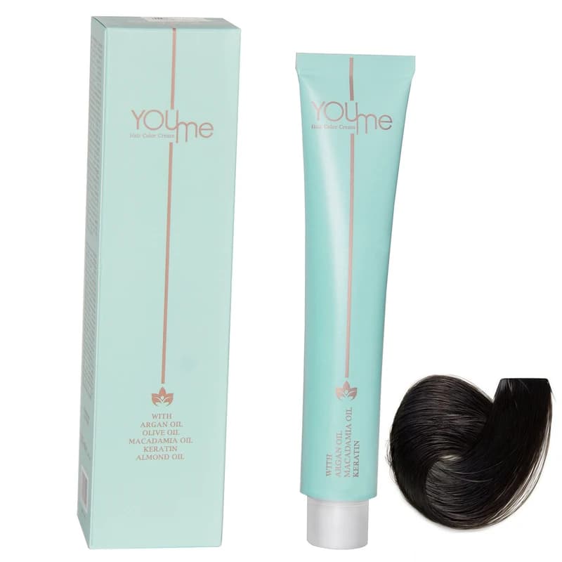 رنگ مو سری طبیعی 4/0 حجم 100 میل یومی – Youme (تاریخ جدید)