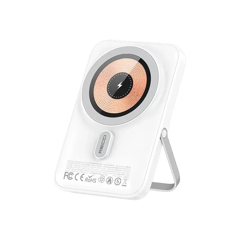 پاوربانک بی سیم رسی مدل RPB-W08 ظرفیت 10000 میلی آمپر ساعت — تصویر ۲