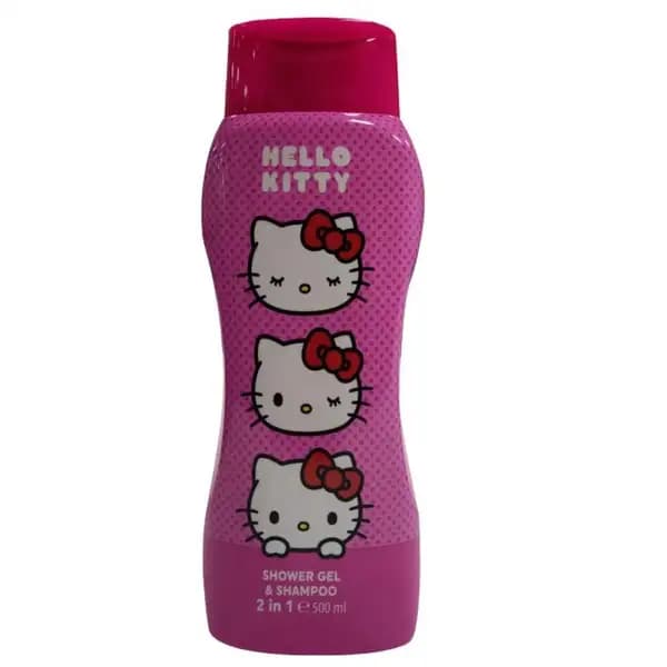 شامپو و شوینده بدن کودک و بزرگسال هلو کیتی ۲ در ۱ | Hello Kitty Shower Gel & Shampoo 2 in 1
