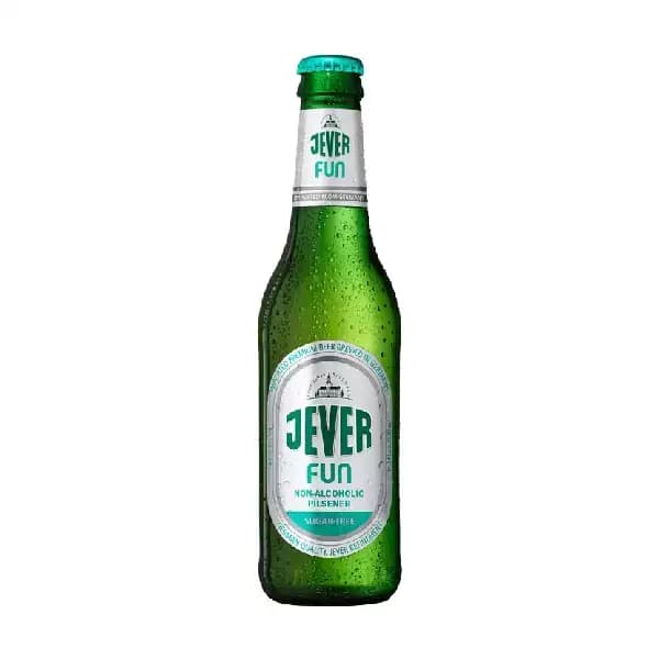 نوشیدنی آبجو بدون الکل جور فان شیشه ای (۳۳۰ میل) jever fun