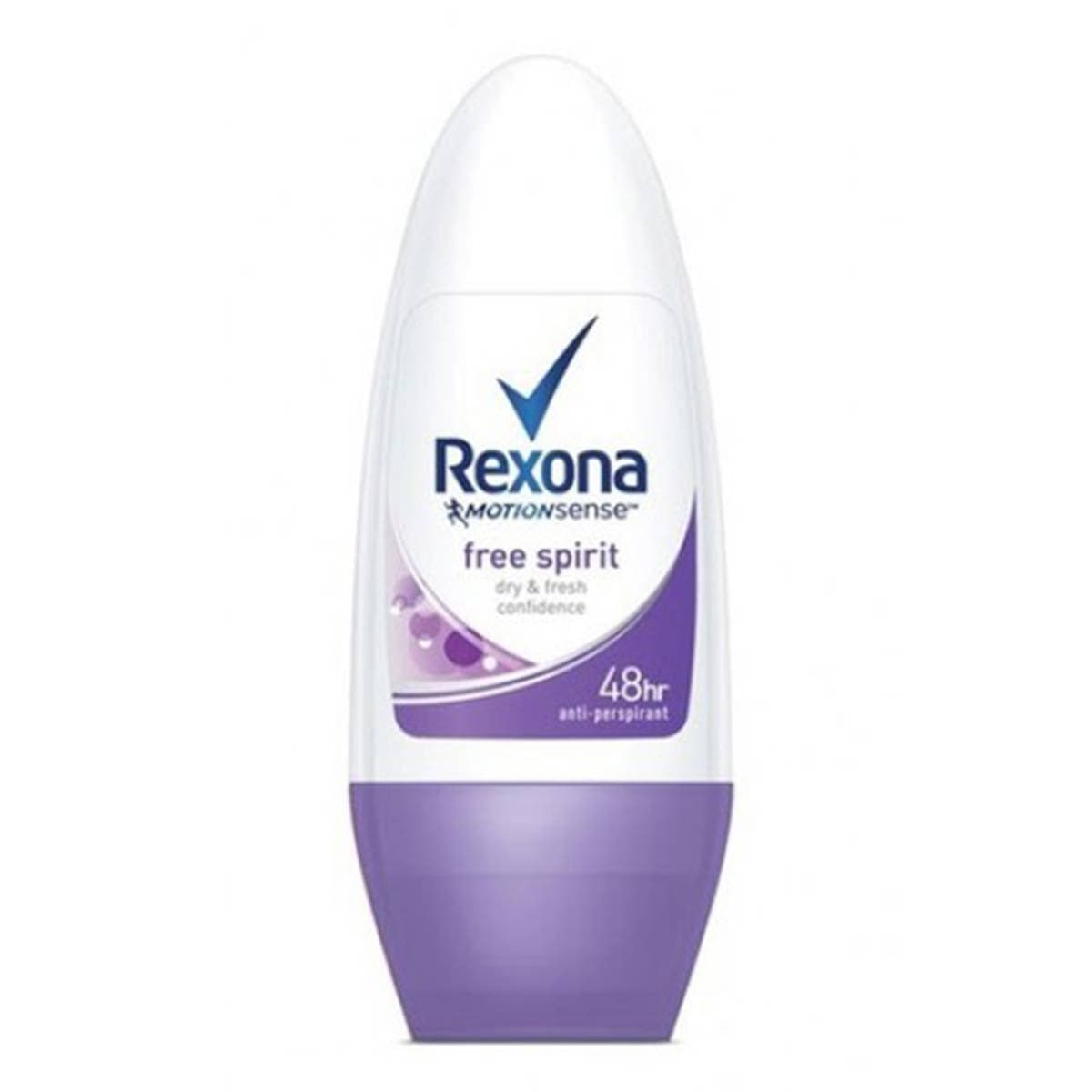 مام رول رکسونا Rexona مدل free spirit ضد تعریق زنانه 48 ساعته حجم 50میل