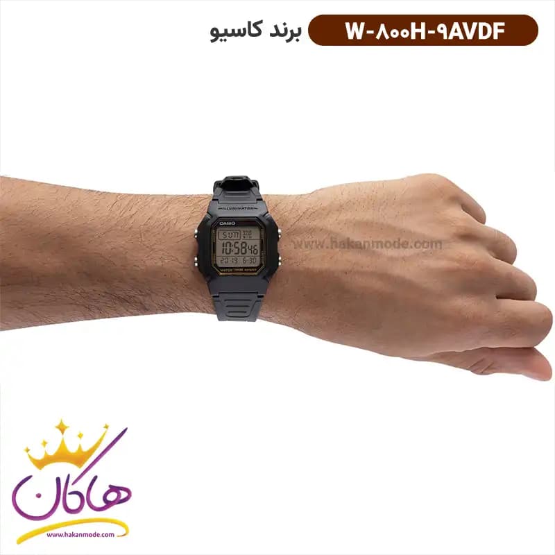 ساعت مچی کاسیو مدل w-800hg-9avdf — تصویر ۱۰