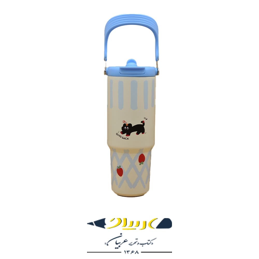 تامبلر استیل فانتزی دستهدار | 900ml — تصویر ۶