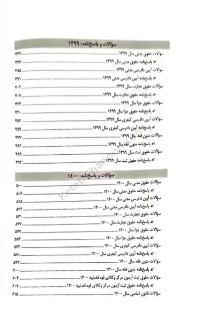 مجموعه آزمون های مرکز وکلا قوه قضائیه ( انتشارات توازن) — تصویر ۴