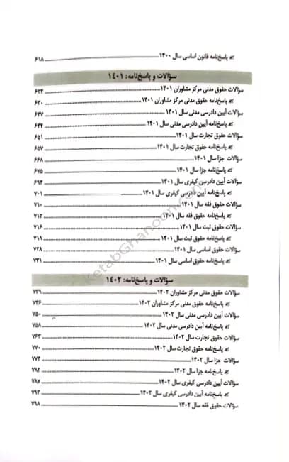 مجموعه آزمون های مرکز وکلا قوه قضائیه ( انتشارات توازن) — تصویر ۵