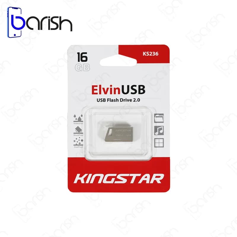 فلش مموری کینگاستار مدل KS236 ظرفیت 16 گیگابایت USB2.0 — تصویر ۳
