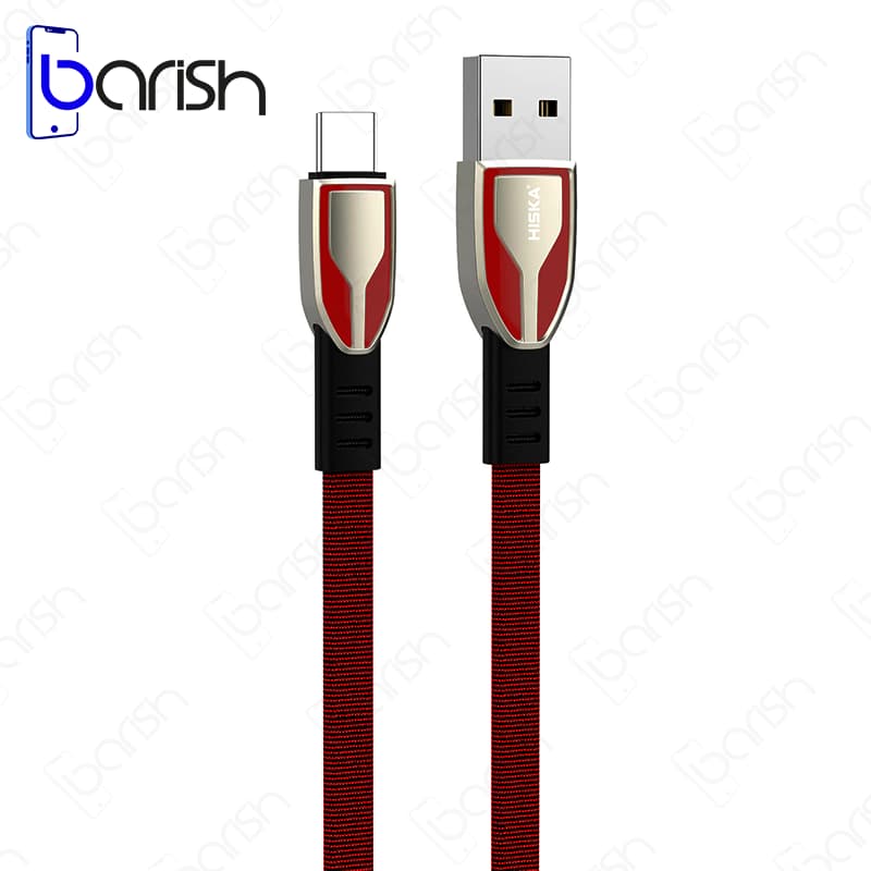 کابل دیتا و شارژ USB به Type-C هیسکا مدل LX-293C — تصویر ۲