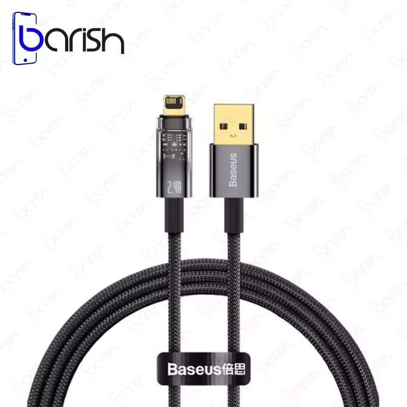 کابل دیتا و شارژ USB به لایتنینگ باسئوس سری Explorer — تصویر ۴
