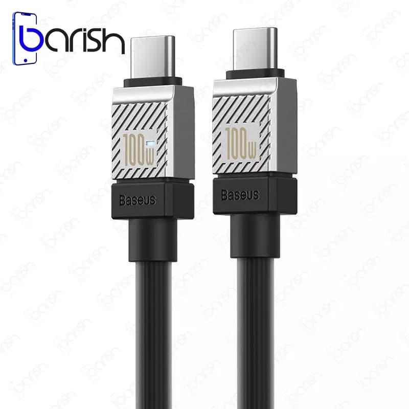کابل دیتا و شارژ دو سر Type-C باسئوس سری CoolPlay