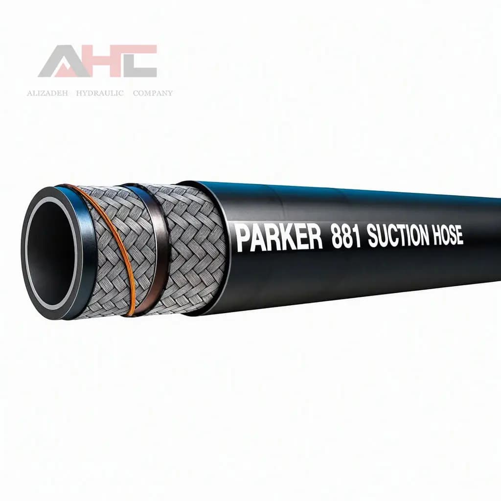 شیلنگ مکش و برگشت Parker 881 سایز 1-1/2 اینچ