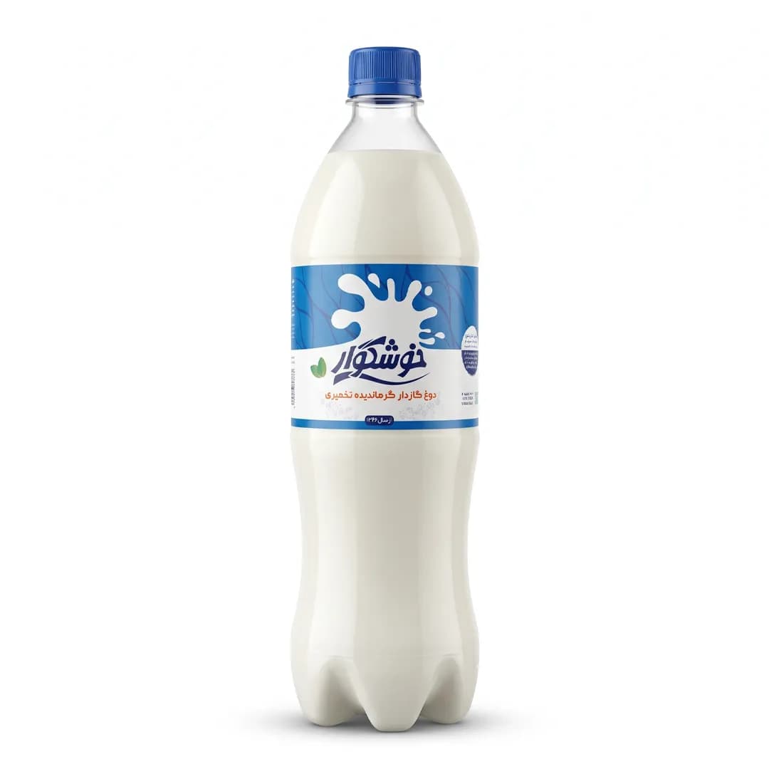 دوغ گازدار گرماندیده تخمیری خوشگوار ۱.۵ لیتر