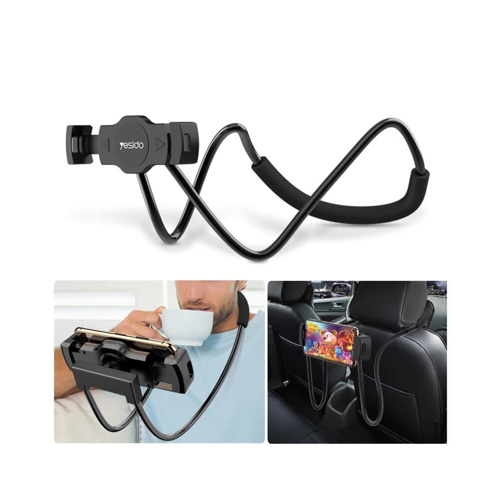 هولدر گردنی موبایل و تبلت Yesido Neck Lazy Holder C80 — تصویر ۵