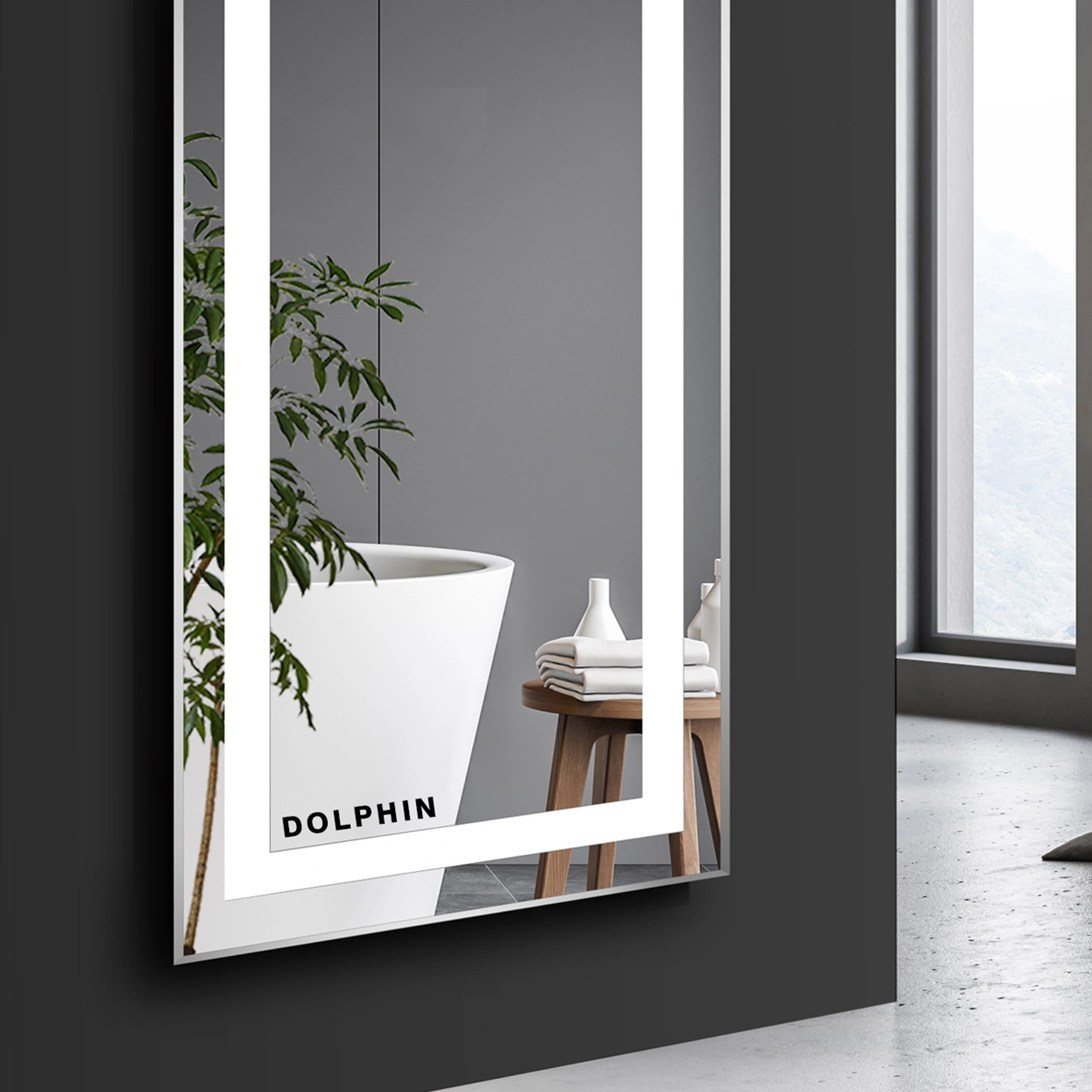 آینه بک لایت دلفین مدل N-T-100-60 — تصویر ۶