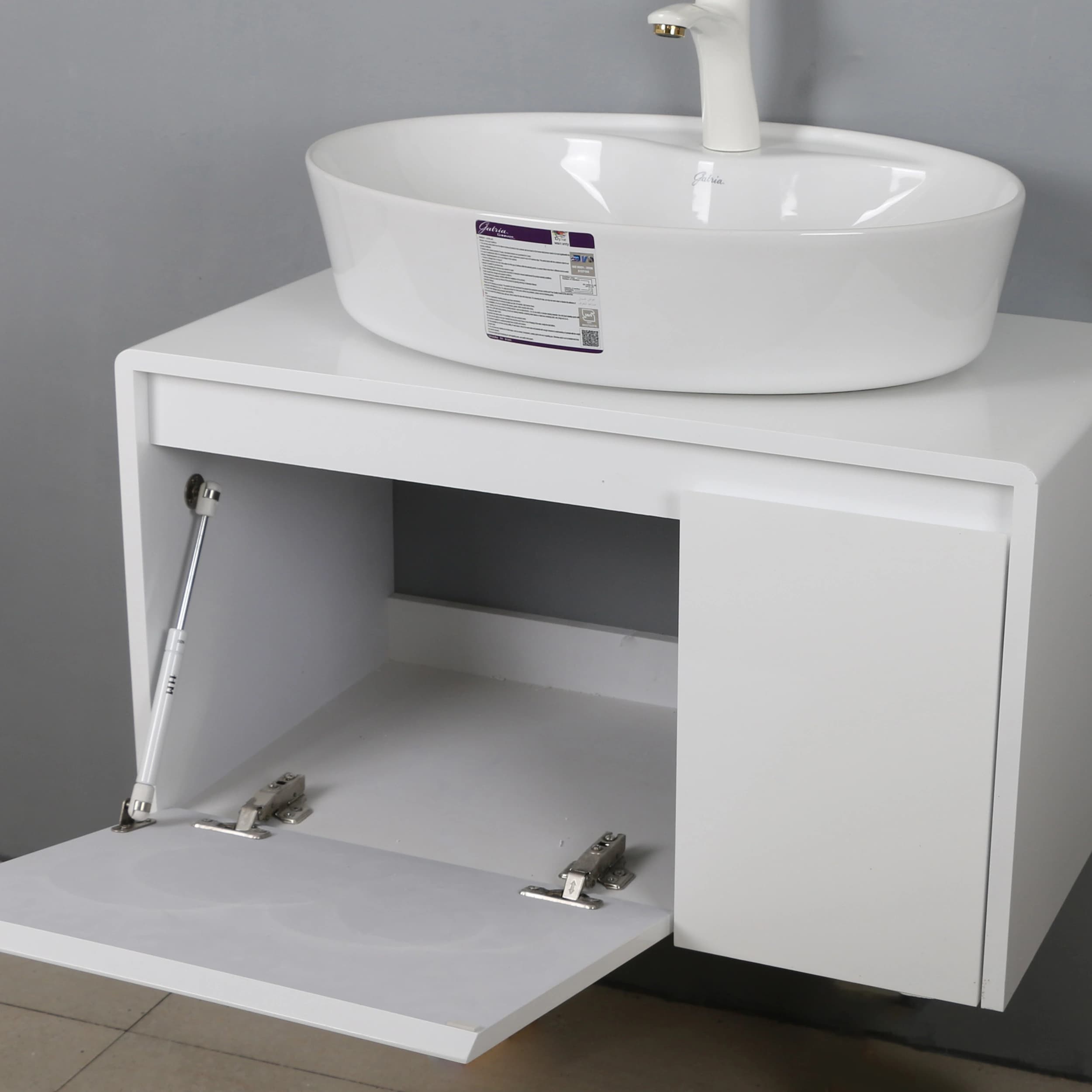 ست کابینت و روشویی دلفین مدل 7040 به همراه آینه — تصویر ۴